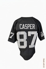 CUSTOM UNSIGNED DAVE CASPER BLACK JERSEY XL picture