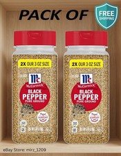 McCormick Pure Ground Black Pepper, 6 oz ( 2 Pack ), New. picture