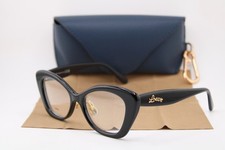 NEW LOEWE LW50067F 001 BLACK GOLD CAT EYE AUTHENTIC EYEGLASSES 52-18 picture