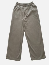Zara Women Wide Leg Sweatpants Gray/Brown Shade Elastic Waist Size S picture
