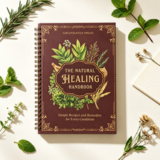 The Natural Healing Handbook Herbal Remedies & Recipes Wellness Guide Book picture