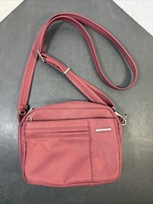 Travelon Exclusive Edition Crossbody Bag RFID Anti-Theft Burgundy Red Purse picture