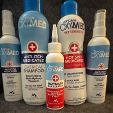 Anti Itch Set: Chlorhexidine & Oatmeal shampoos, Itch sprays, Enzymatic ear clea picture