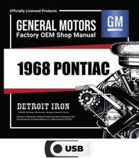 1968 Pontiac Factory OEM Shop Manuals on USB picture