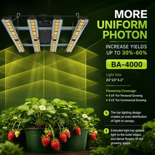 BA4000W LED Commercial Grow Lights Full Spectrum Uniform Canopy 4X4FT Plant Lamp picture