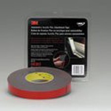 3M 06383 Gray 7/8 X 20 Yard Automotive Acrylic Plus Attachment Tape picture