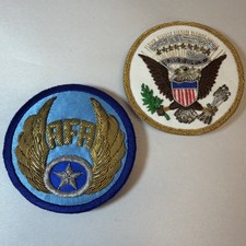 WW11 Era AFA Gold  Bullion  Air Force Association blazer patch Presidential Seal picture