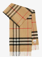 BURBERRY 8076576 CHECK CASHMERE SCARF ARCHIVE BEIGE picture
