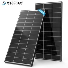 Werchtay Bifacial Solar Panel 200W N-Type 18BB High-Efficiency Solar Off-Grid US picture