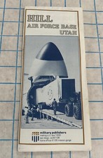 Vintage Hill Air Force Base Map Brochure USAF Fighting Falcons Ephemera picture