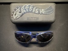 Vintage Arnette Steel Catfish Sunglasses Blue/Grey picture