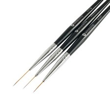 Winstonia Nail Art Brushes Long Thin Striping Brush Set Acrylic Pen Manicure Kit picture
