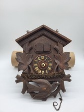 Vintage HECO German Musical Cuckoo Clock Vienna Life Waltz 1 Day Carved Wood picture