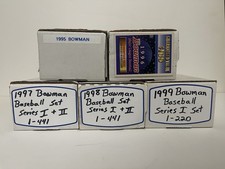 Bowman 1995-1999 Baseball set lot  picture