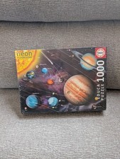 Educa NEON SOLAR SYSTEM 1000 Pcs PUZZLE Glow in the Dark PLANETS Space (GSHF3) picture