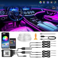8M Car Interior Strip Light Atmosphere Neon Glow APP-Control Ambient Light Kit picture
