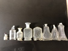 Rare Antique collection of 8 bottles A. Rallet Perfume Pre 1900's with damage picture