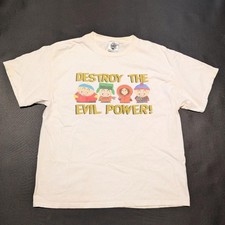 Vintage 2006 South Park Shirt Medium L Destroy The Evil Power Chinpokomon Disney picture