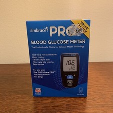 Omnis Health Embrace Pro Blood Glucose Meter Carrying Case Included Open Box New picture