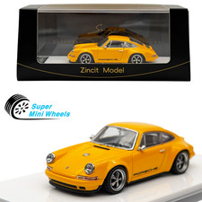 Zincit Model 1:64 Porsche 911 Singer Coupe Yellow Diecast Model picture