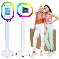 iPad Photo Booth Stand Selfie Station RGB Ring Light Portable For Wedding Party picture