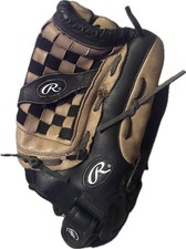 Adult Rawlings Unisex 14’’ SS14BR Right Throw Softball Glove Black Tan picture