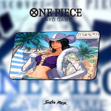 Playmat Nico Robin Miss All Sunday TCG One Piece Card Game / Stitched Edge picture