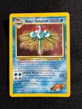 Pokemon TCG WOTC Misty's Tentacruel Gym Heroes 10/132 Holo Rare Eng Unlimited picture