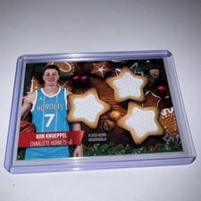 2025-26 Topps Holiday Kon Knueppel Cookie Stars Triple Relic Patch  picture