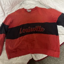 Vintage 80’s University Of Louisville Cardinals Crewneck Sweatshirt Size l picture