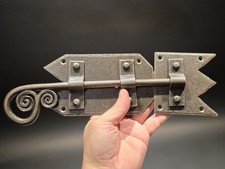 Antique Style Pennsylvania German  Slide Latch Hand Forged Primitive Iron picture