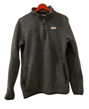 Eddie Bauer Fleece 1/4 Zip Pullover Size M Blue picture