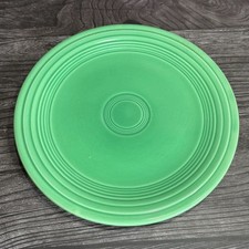 1936-1949 VTG Fiestaware 9 1/2” Dinner Plate Homer Laughlin Original Medium Gr picture