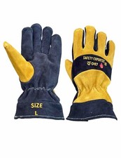 Firefighter Cowhide Leather Gloves Firefighter Structural Gloves picture