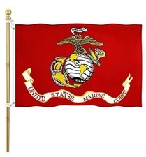 4X6 US Marine Corps USMC Military Flags Outdoor US Marines (Officially Licensed) picture