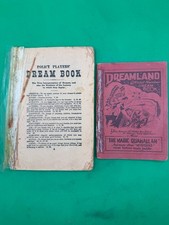 Lot of 2 Vintage Dream Books Dreamland & Policy Players Lottery Guides RE picture