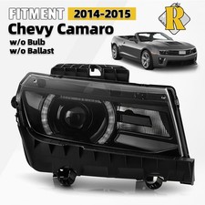 For 2014-2015 Chevy Camaro HID/Xenon Headlight W/ LED DRL w/o Ballast Passenger picture