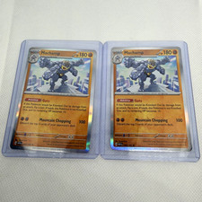 Pokemon Machamp 068/165 Pokemon 151 Holo- two cards NM to Mint. picture