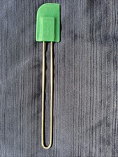 Vintage Norpro Stainless Spatula Scraper Spoonula Frosting Spreader Green Rare picture
