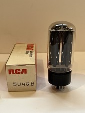 RCA 5U4 GB NOS NIB Black Plate O Getter Vintage Rectifier Tube picture