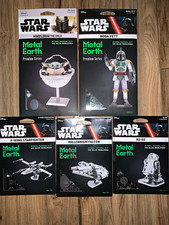 Metal Earth Star Wars Premium Series Metal Model Kit Lot 5 No Glue Ages picture
