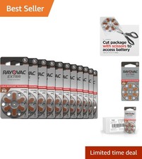 Long Lasting 60-Pack 312AE Hearing Aid Batteries - Trusted Zinc Air Technology picture