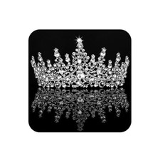 COCIDE Tiara and Crown for Women Crystal Queen Rhinestone T1,Silver picture