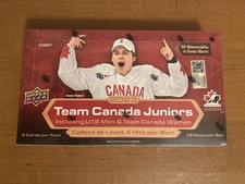 Sealed Hobby 2023 UD TeamCanada Jr 4 Hits/Box Celebrini Martone Stankoven Bedard picture