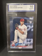 2018 TOPPS SHOHEI OHTANI #700 PITCHING RC ROOKIE BGS 9 MINT DODGERS GRAIL picture