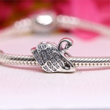 Authentic Pandora Majestic Swan Silver Charm 791732CZ **Retired** picture
