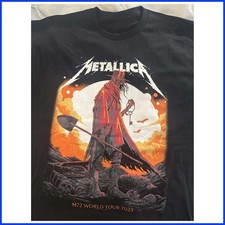 SALE - Metallica HOUSTON TX 2025 M72 Tour Event Pop Up T-Shirt Reprint picture