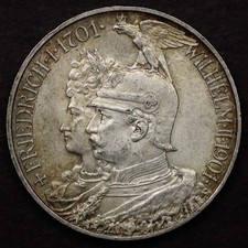 1901-A Germany Prussia 2 Mark Bicentennial - Uncirculated picture