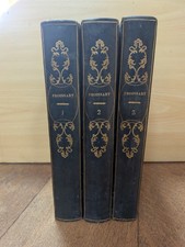antique book-Les chroniques de Sire Jean Froissart 3/3 -1835 picture