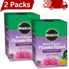 2 x Miracle-Gro Water Soluble Bloom Booster Flower Food, 1.5 lb., For All Plants picture